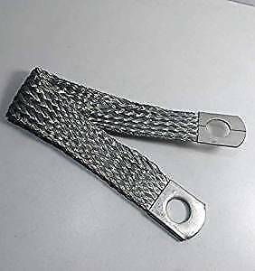 Quality Braided Earth Strap 200Mm X 17Mm 11Mm Eyelets Cargo 190228 - Mid-Ulster Rotating Electrics Ltd