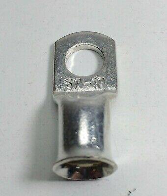 5X 50Mm X M10 Copper Tube Crimp Terminal Battery Cable Eye Wood Auto Ctt5010 - Mid-Ulster Rotating Electrics Ltd