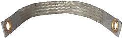 Quality Braided Earth Strap 200Mm X 17Mm 11Mm Eyelets Cargo 190228 - Mid-Ulster Rotating Electrics Ltd
