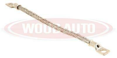 Braided Battery Lead 9" 130 Amp 8Mm Terminal Eyes Earth Cable Wood Auto Bet1001 - Mid-Ulster Rotating Electrics Ltd