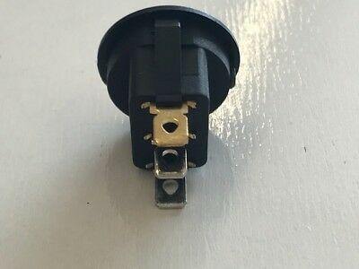 On / Off Rocker Switch Red Round Circular 12V 24V Illuminated Mure Sw.1Red - Mid-Ulster Rotating Electrics Ltd