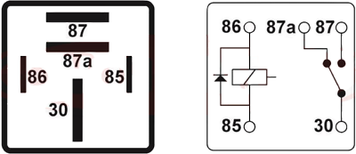 5 Pin Changeover Relay Switch High Performance 12V 70A Wood Auto Rly1027 - Mid-Ulster Rotating Electrics Ltd