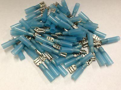 50 X 6.3Mm Half Insulated Blue Female Spade Duraseal Type Terminals Mure Hs5 - Mid-Ulster Rotating Electrics Ltd