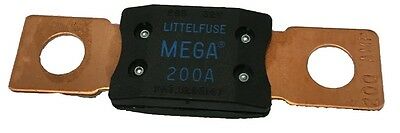 Mega Fuse 200 Amp Bolt Down M8 Blue Copper Ends 12V 24V 32V Cargo 192053 - Mid-Ulster Rotating Electrics Ltd