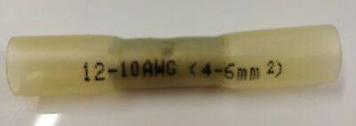 50 X Heat Shrink Butt Splice Terminal Glue Duraseal Type Yellow Ctie Hs3.0 - Mid-Ulster Rotating Electrics Ltd