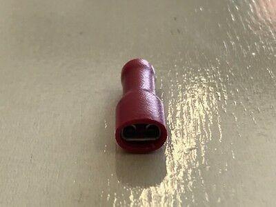 50 X 4.8Mm Red Vinyl Insulated Female Spade Terminal Crimp Ctie Uk T1Pofti47508 - Mid-Ulster Rotating Electrics Ltd