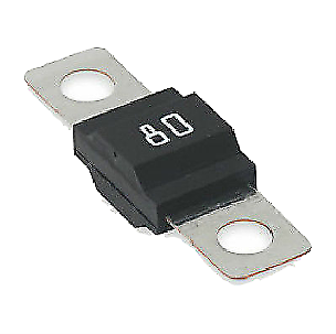 Midi Fuse 80 Amp Littelfuse Bolt Down White M5 12V 24V 32V Cargo 192432 - Mid-Ulster Rotating Electrics Ltd