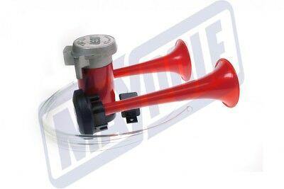 12V Twin Air Horns & Compressor Kit Car Boat Bike Maypole Mp896 - Mid-Ulster Rotating Electrics Ltd