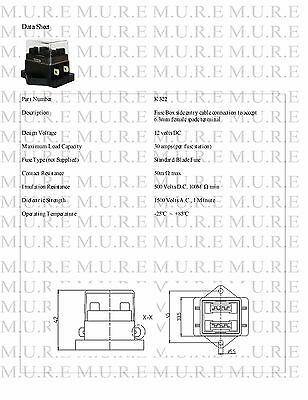 2 Way Circuit Ato Blade Fuse Box / Holder Dual Voltage 12V 24V Robinson K322 - Mid-Ulster Rotating Electrics Ltd