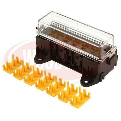 7 Way Relay Box Holder Kit 4 & 5 Pin Relays 12V 24V Automotive Wood Au ...