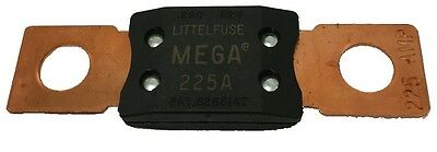 Mega Fuse 225 Amp Bolt Down M8 Brown Copper Ends 12V 24V 32V Cargo 192229 - Mid-Ulster Rotating Electrics Ltd