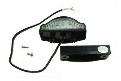 Number Plate Lamp & Clip Base Light White 6 Led 12V 24V Maypole Mp8228 - Mid-Ulster Rotating Electrics Ltd