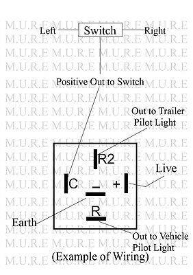 4 Pin Flasher Relay Indicators Light Turn Signal 24V Unit Wood Auto Flh1013 - Mid-Ulster Rotating Electrics Ltd