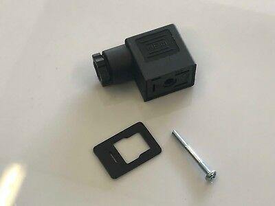 Hydraulic Solenoid Valve Connector Plug 12V 24V 10A Din 43650B Mure Hsv.Mini.10 - Mid-Ulster Rotating Electrics Ltd