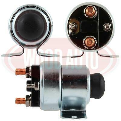 Push Button Solenoid 4 Terminal External Mount Universal 24V Wood Auto Snd12517 - Mid-Ulster Rotating Electrics Ltd