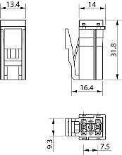 25 Amp Pal Japanese Fuse Slow Blow 2935 Series Brown 12V 24V 32V Cargo 191830 - Mid-Ulster Rotating Electrics Ltd