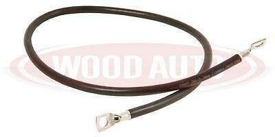 Battery Lead Black 16Mm Squared 760Mm Long Earth Cable M8 Eye Wood Auto Bal1005B - Mid-Ulster Rotating Electrics Ltd
