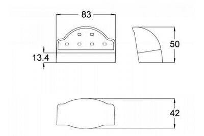 Number Plate Lamp & Clip Base Light White 6 Led 12V 24V Maypole Mp8228 - Mid-Ulster Rotating Electrics Ltd
