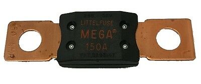Mega Fuse 150 Amp Bolt Down M8 Red Copper Ends 12V 24V 32V Cargo 192051 - Mid-Ulster Rotating Electrics Ltd