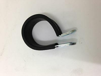 5 X Rubber Lined P Clip Black Size 21 Cable Pipe Wire 21Mm Pclip C-Tie Crlpc7 - Mid-Ulster Rotating Electrics Ltd