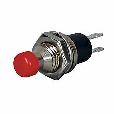 Push On Switch Momentary Miniature 0.5A @ 30V Singlepole Durite 0-485-04 - Mid-Ulster Rotating Electrics Ltd