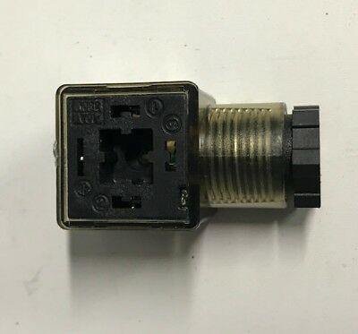 Hydraulic Solenoid Valve Plug Din W/ Led Indicator Light 12V 24V 10A Mure Hsv10 - Mid-Ulster Rotating Electrics Ltd