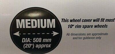 Trailer Spare Wheel Cover Weather Proof 10" Rim 20" Diameter Maypole Mp94710 - Mid-Ulster Rotating Electrics Ltd