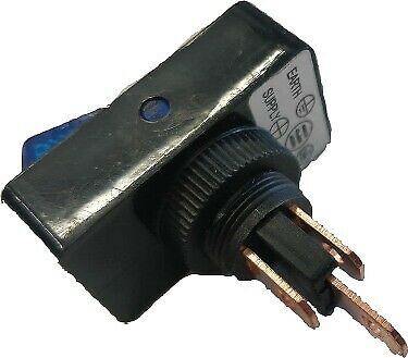 On Off Rocker Switch 12V Blue Rectangle Square 180177 Robinson K472 - Mid-Ulster Rotating Electrics Ltd