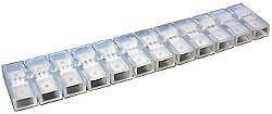 12 Way 2 Pin Butt Splice Spade Terminals Insulated Brass Connectors Cargo 190956 - Mid-Ulster Rotating Electrics Ltd