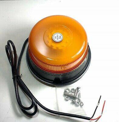 Mini Led Flasher Beacon 3 Bolt Mount Amber Multi Function 12V 24V Maypole Mp4070 - Mid-Ulster Rotating Electrics Ltd