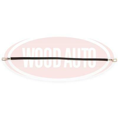 Battery Lead Black 16Mm 375Mm Long Earth Cable 2 X 8Mm Eyes Wood Auto Bal1002B - Mid-Ulster Rotating Electrics Ltd