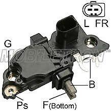 12V Alternator Regulator Brush Box Bosch Bmw Mini Mercedes Mob 235207 Vr-B247 - Mid-Ulster Rotating Electrics Ltd