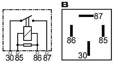 4 Pin High Performance 24 Volt Relay Heavy Duty Hd Switch 24V 40A Cargo 160978 - Mid-Ulster Rotating Electrics Ltd