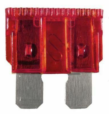 100X 10Amp Blade Fuses Ato Automotive Standard Car Red Wood Auto Fus1110 - Mid-Ulster Rotating Electrics Ltd