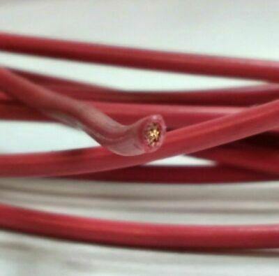 100M Reel 11 Amp Red Single Core Automarine 12V 24V Thin Wall Car Cable Wire - Mid-Ulster Rotating Electrics Ltd