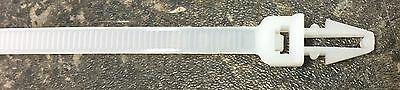 100 X Push Mounted Cable Ties 200Mm X 4.8Mm White Nylon Ctie Ctpm2W004.8 - Mid-Ulster Rotating Electrics Ltd