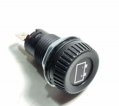 Red Battery Charging Warning Light For 17Mm Hole With 12V Bulb Durite 0-609-51 - Mid-Ulster Rotating Electrics Ltd