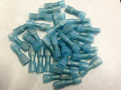 100 X 6.3Mm Insulated Blue Female Spade Crimp Duraseal Type Terminals Mure Hs12 - Mid-Ulster Rotating Electrics Ltd