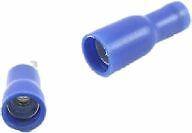 100 X 5Mm Blue Female Bullet Terminals Connectors Insulated Crimp Ctie Uk T2Fb5 - Mid-Ulster Rotating Electrics Ltd