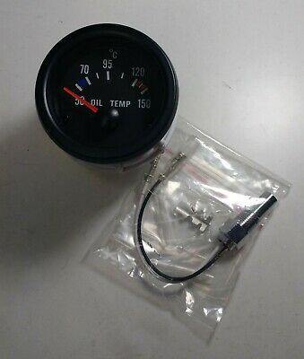 Oil Temperature Gauge & Temperature Sender 12V Analog 52Mm Wood Auto Mtr1004B12 - Mid-Ulster Rotating Electrics Ltd