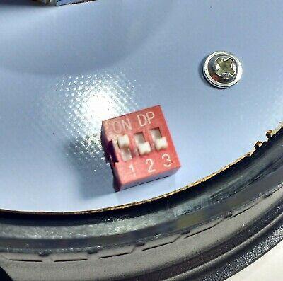 Mini Led Flasher Beacon 3 Bolt Mount Amber Multi Function 12V 24V Maypole Mp4070 - Mid-Ulster Rotating Electrics Ltd