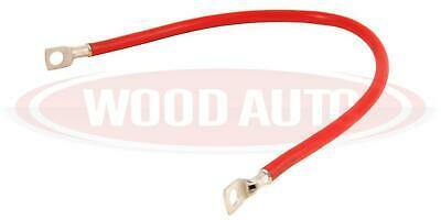 Battery Lead Red 16mm² 450Mm M8 Eyelets Long Earth Cable Wood Auto Bal1003R - Mid-Ulster Rotating Electrics Ltd