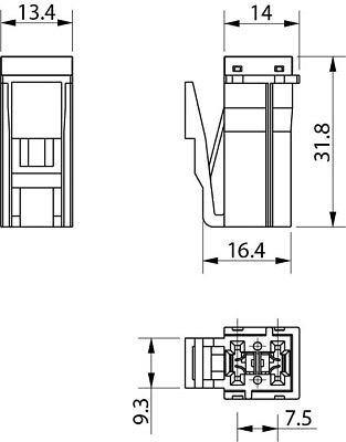 30 Amp Pal Japanese Fuse Slow Blow 2935 Series Green 12V 24V 32V Cargo 191831 - Mid-Ulster Rotating Electrics Ltd