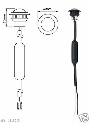 Amber Side Outline Marker Lamp Light 12V 24V Led Autolamps 181Ame - Mid-Ulster Rotating Electrics Ltd