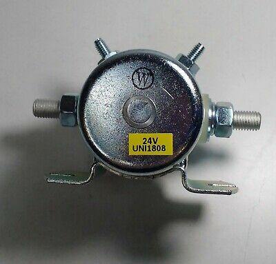 Universal Solenoid Tail Lift Winch Axles Continuous Rated 100A 24V Wood Snd12002 - Mid-Ulster Rotating Electrics Ltd