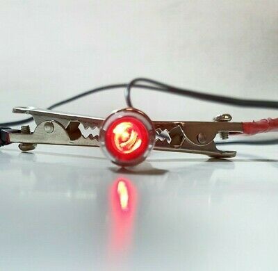 Red Led Warning Indicator Round Panel Light Lamp 12V 24V Cargo 181570 - Mid-Ulster Rotating Electrics Ltd