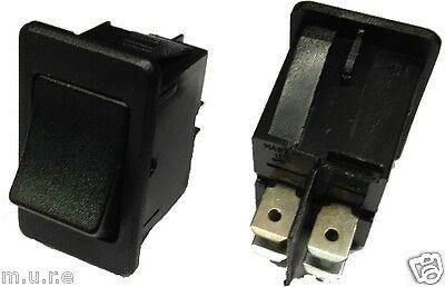 On Off Rocker Switch Twin Circuit Double Pole Rectangle Green 12V Robinson K633 - Mid-Ulster Rotating Electrics Ltd