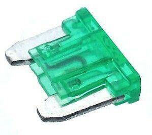 10 X 30A Mini Blade Fuse Automotive Low Profile Green Up To 58V Cargo 192771 - Mid-Ulster Rotating Electrics Ltd
