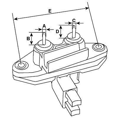 12V Alternator Voltage Regulator Pal Magneton Skoda Vag Zetor Wood Auto Vrg46653 - Mid-Ulster Rotating Electrics Ltd