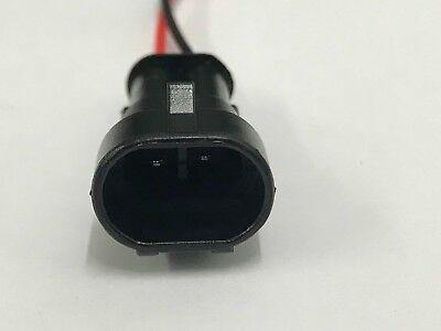 2 Way Pin Superseal Waterproof Connector Plug Kit With Wire Awg Mure 2Wssw-K - Mid-Ulster Rotating Electrics Ltd